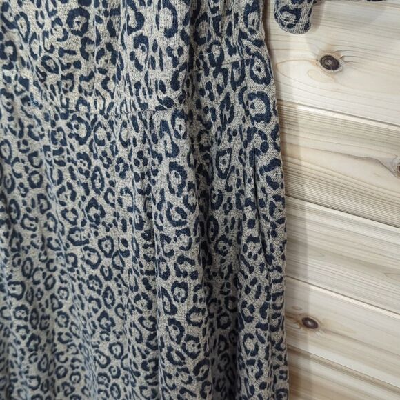 Lane Bryant Dress 18/20 Leopard Print Off the Shoulder Fit and Flare NWT - Picture 4 of 11